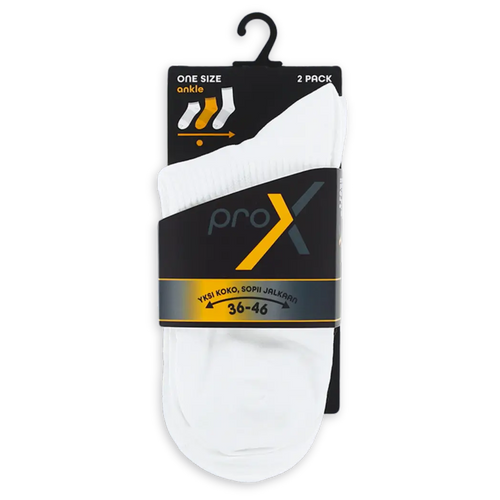 Pro-X Ankle Urheilusukka Valkoinen